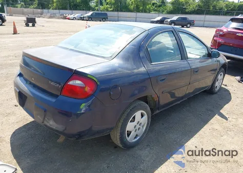 2005 Dodge Neon Se from USA, damaged, VIN 1B3ES26C15D207799